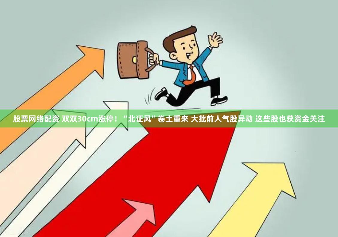 股票网络配资 双双30cm涨停！“北证风”卷土重来 大批前人气股异动 这些股也获资金关注