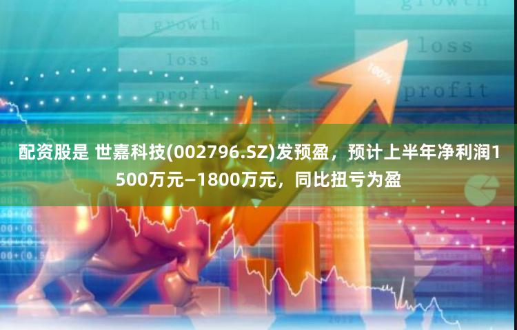 配资股是 世嘉科技(002796.SZ)发预盈，预计上半年净利润1500万元—1800万元，同比扭亏