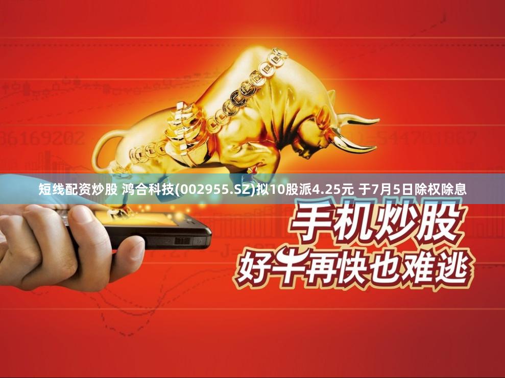 短线配资炒股 鸿合科技(002955.SZ)拟10股派4.25元 于7月5日除权除息