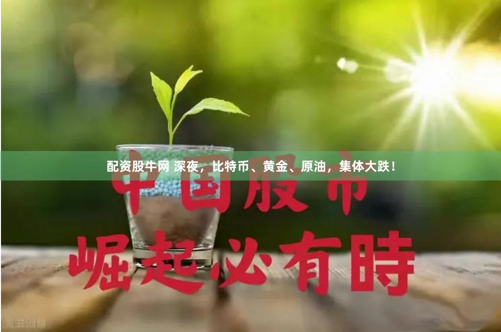 配资股牛网 深夜，比特币、黄金、原油，集体大跌！